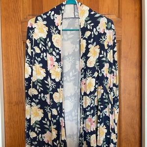 Latched Mama Floral Lounge Cardigan L